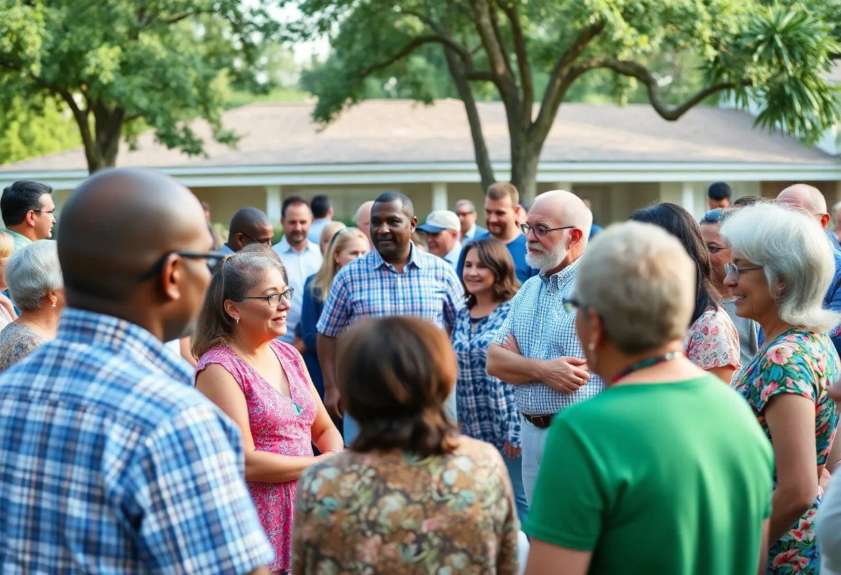 Residents of Beaufort County discussing local governance issues