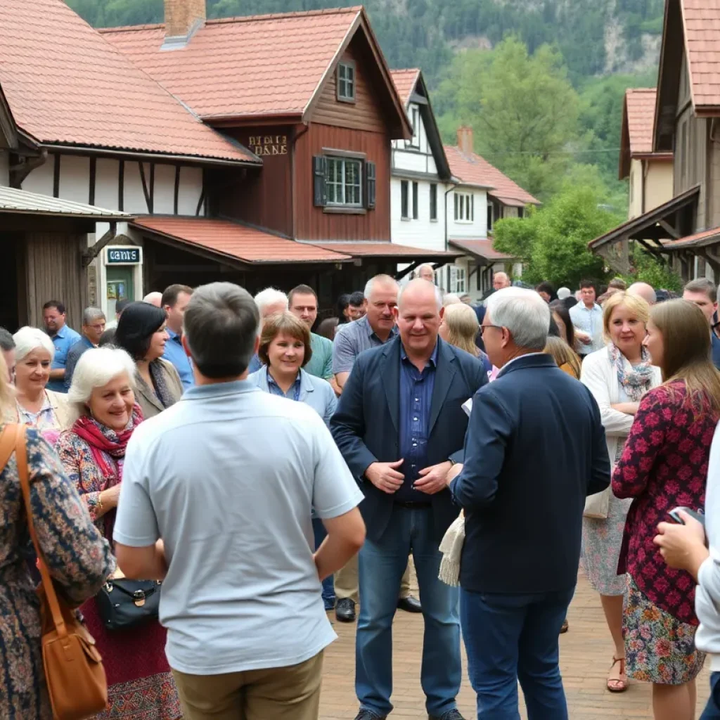Community members engaging in cultural activities in Bluffton