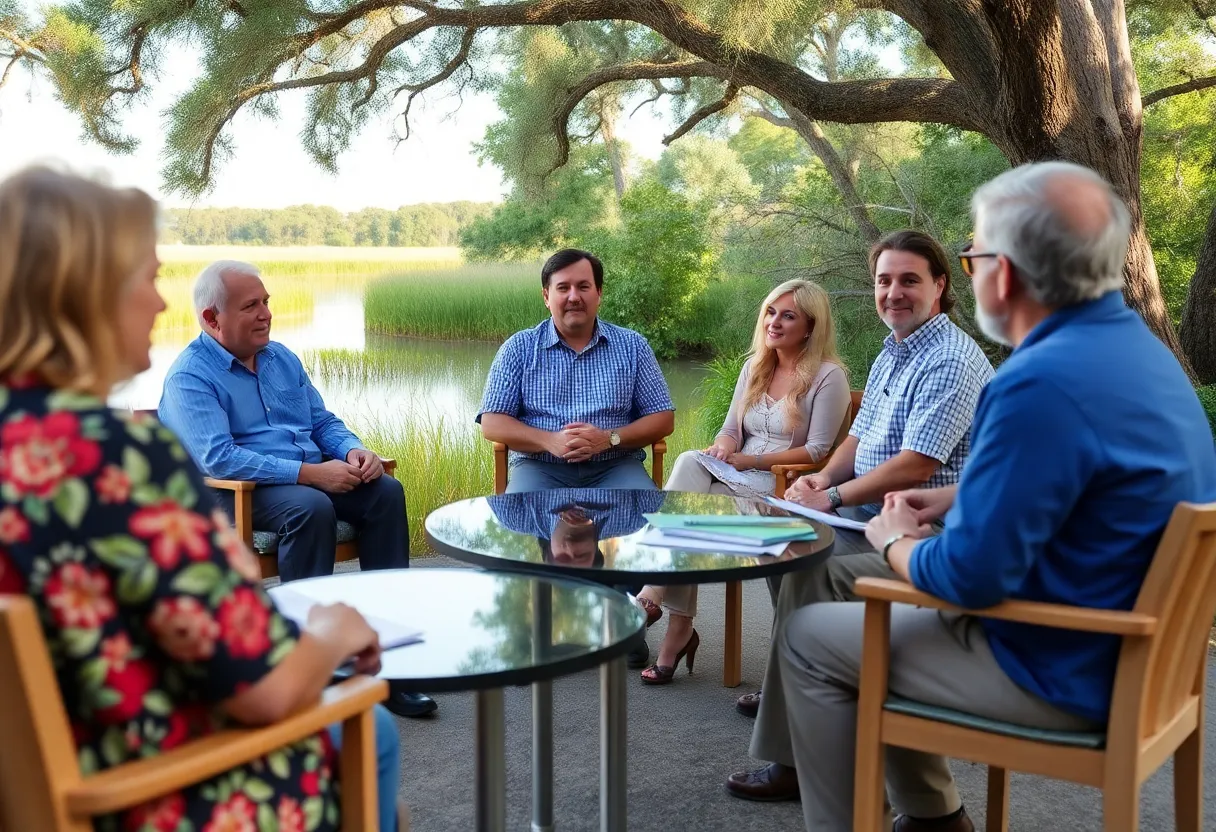 Participants engaged in a discussion about Lowcountry ecology