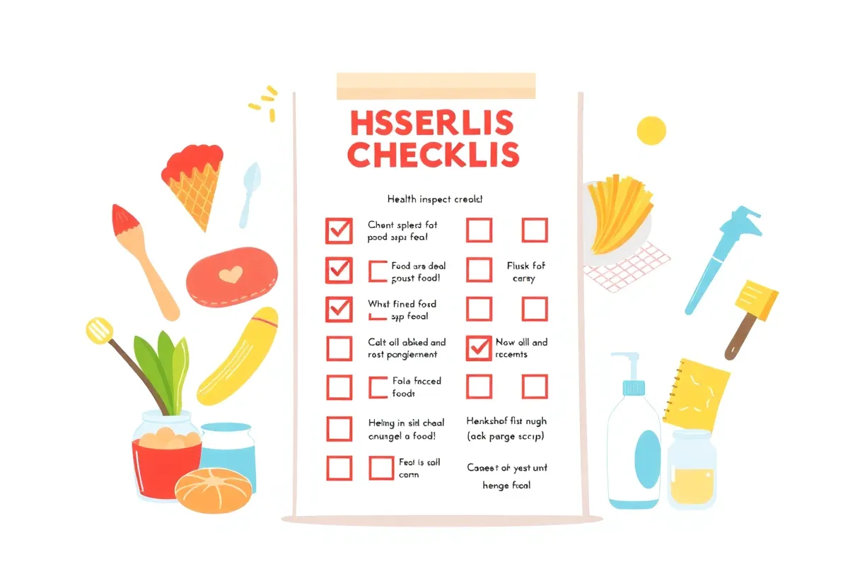 Health inspection checklist for Beaufort County restaurants