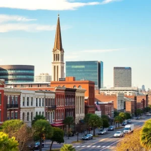 Celebration of a business award in Savannah