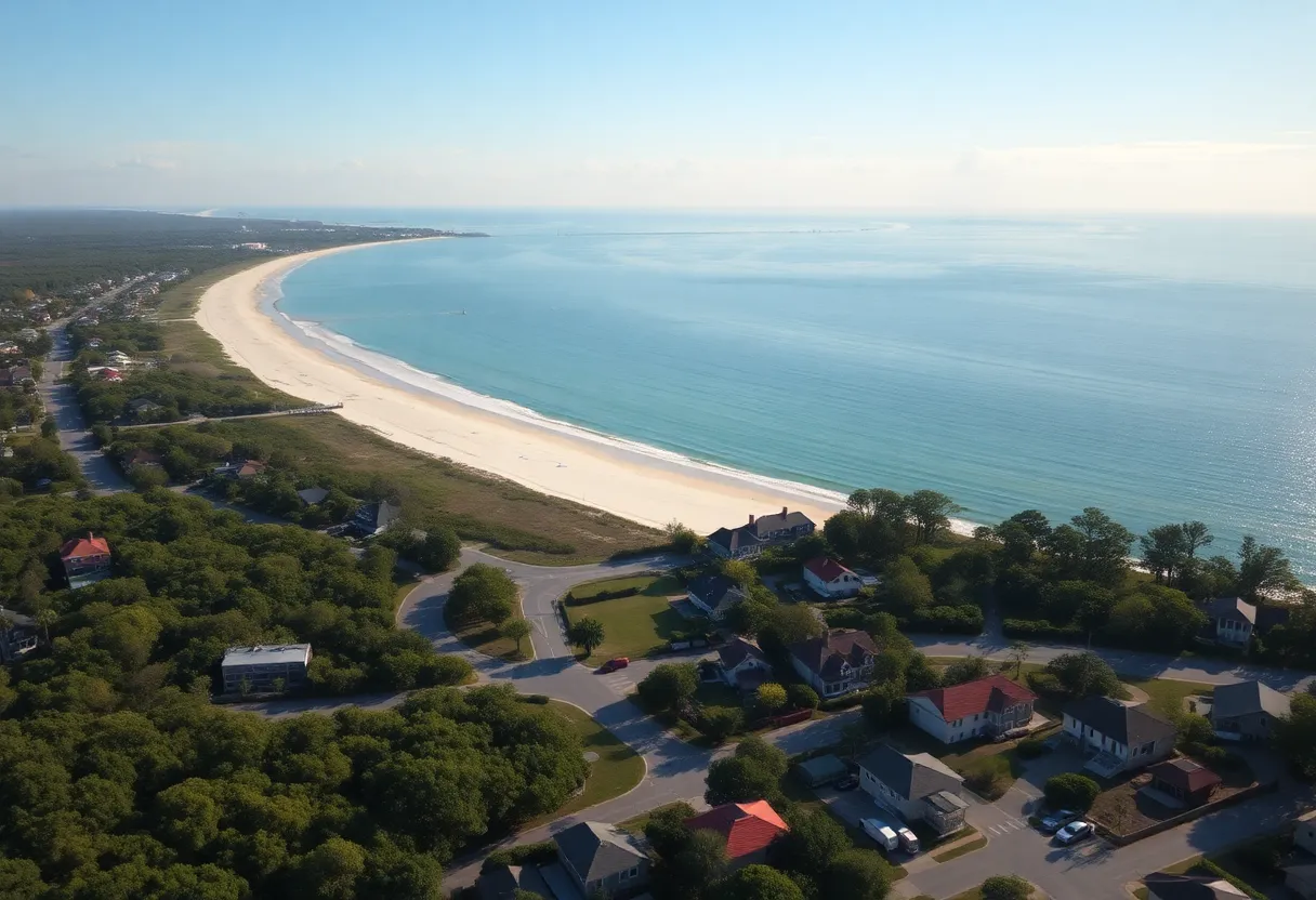 A beautiful view of Hilton Head Island beach showcasing the vibrant atmosphere.