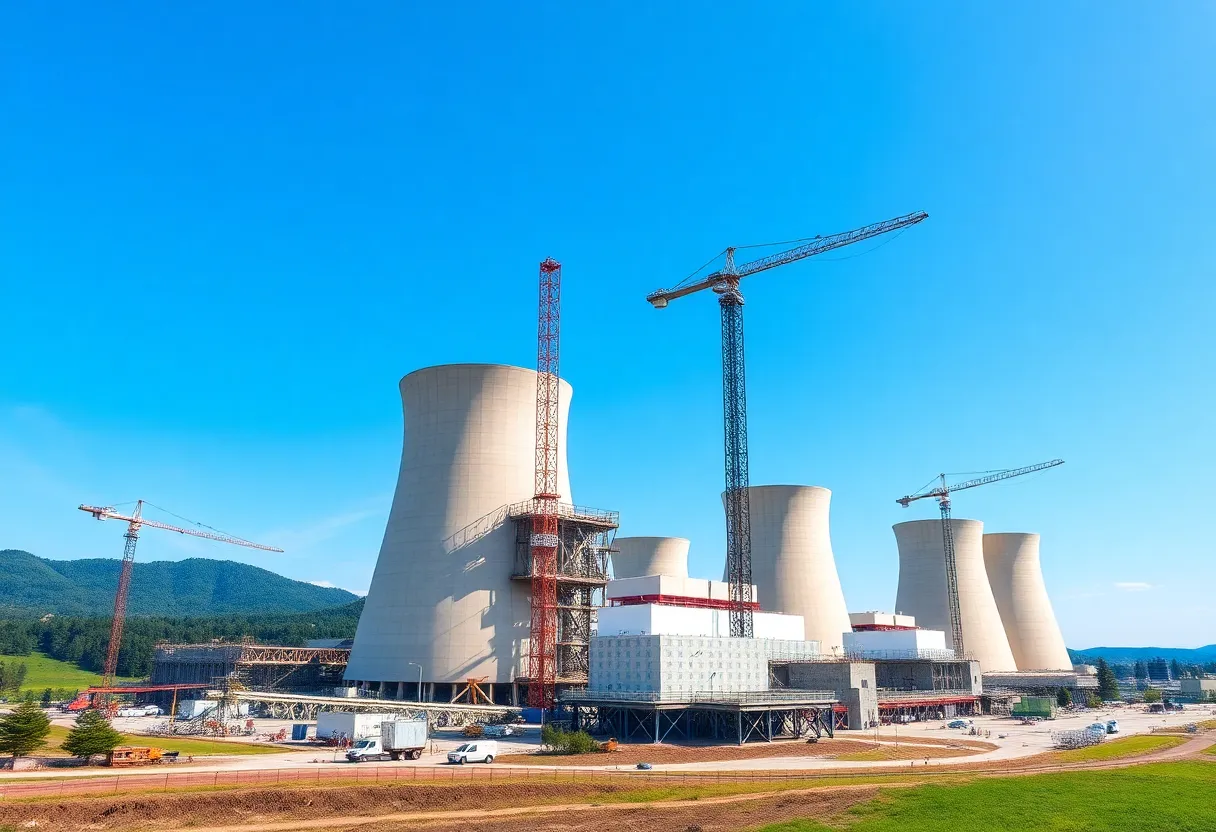 Construction at V.C. Summer nuclear power plant