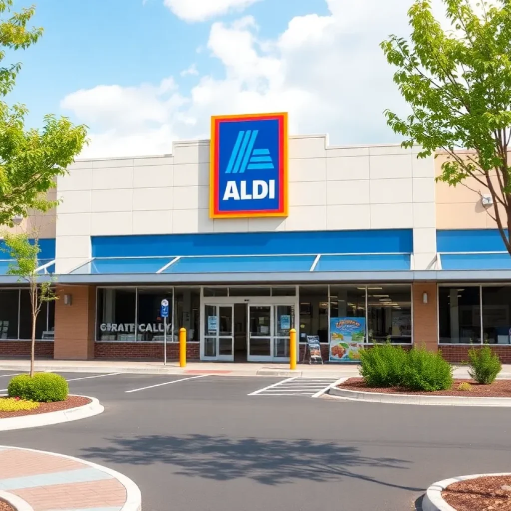 New Aldi grocery store building in Hilton Head