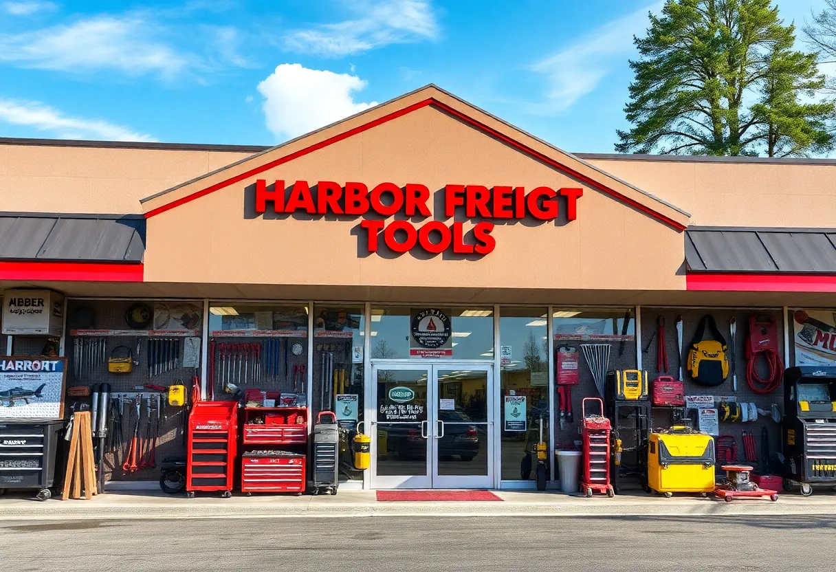 Storefront of Harbor Freight Tools in Okatie
