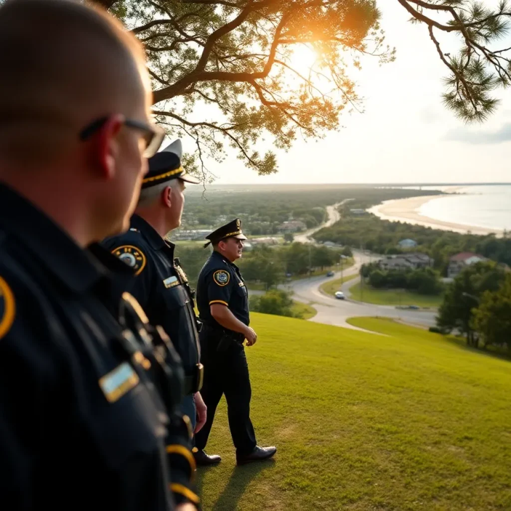 Community vigil for a missing person in Hilton Head Island.