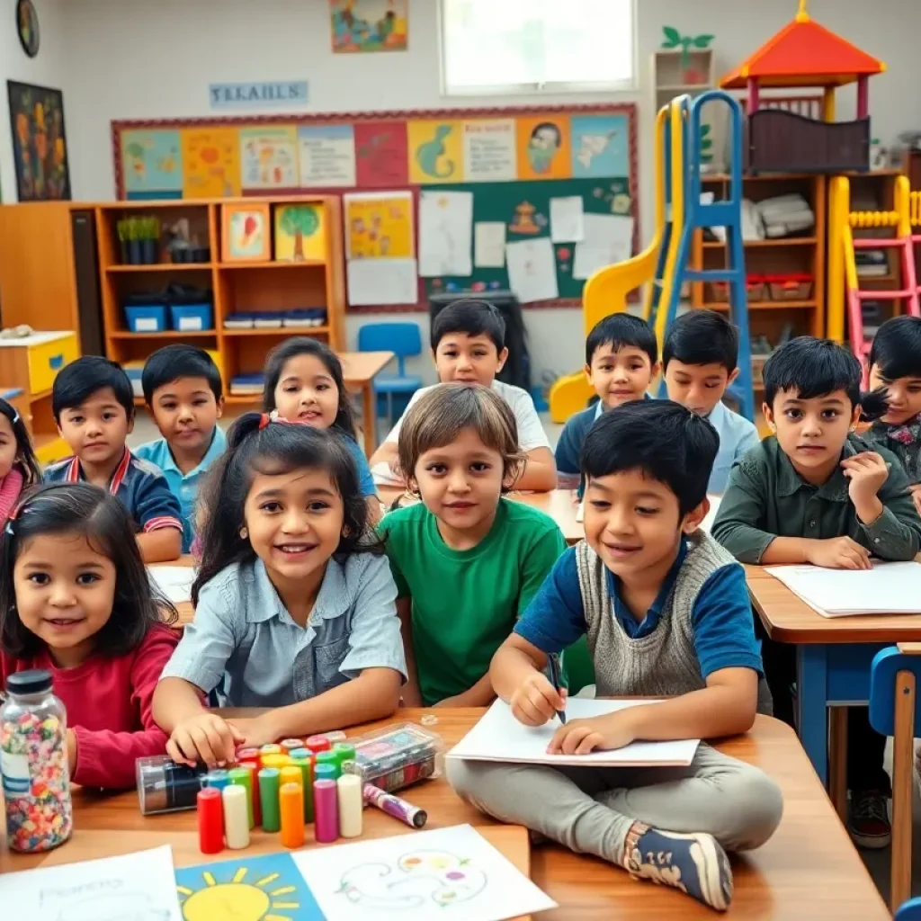 Children participating in educational activities supported by TangerKids Grants