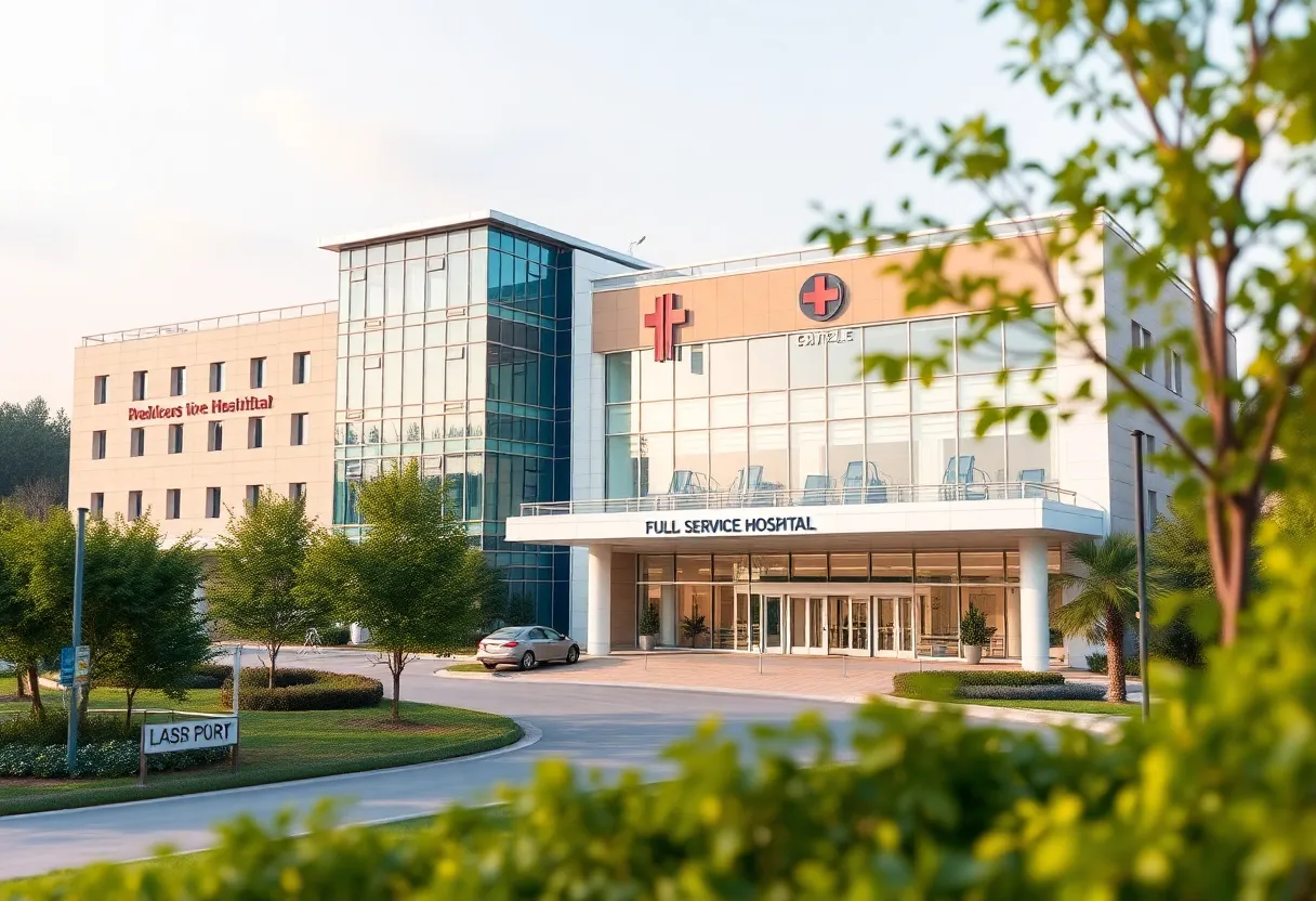 Conceptual rendering of Novant Health Bluffton Medical Center