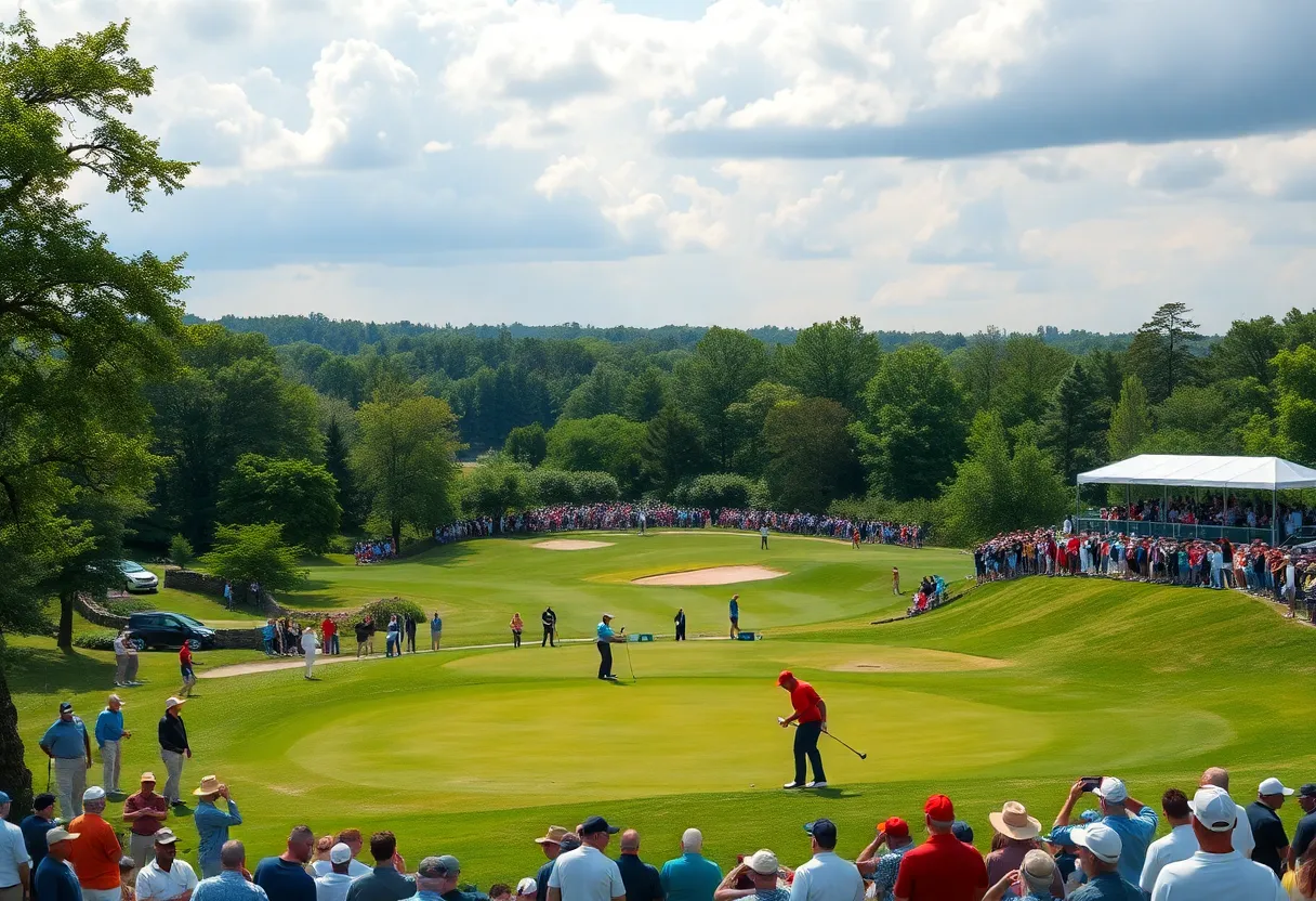 Golf players competing at Valspar Championship 2023
