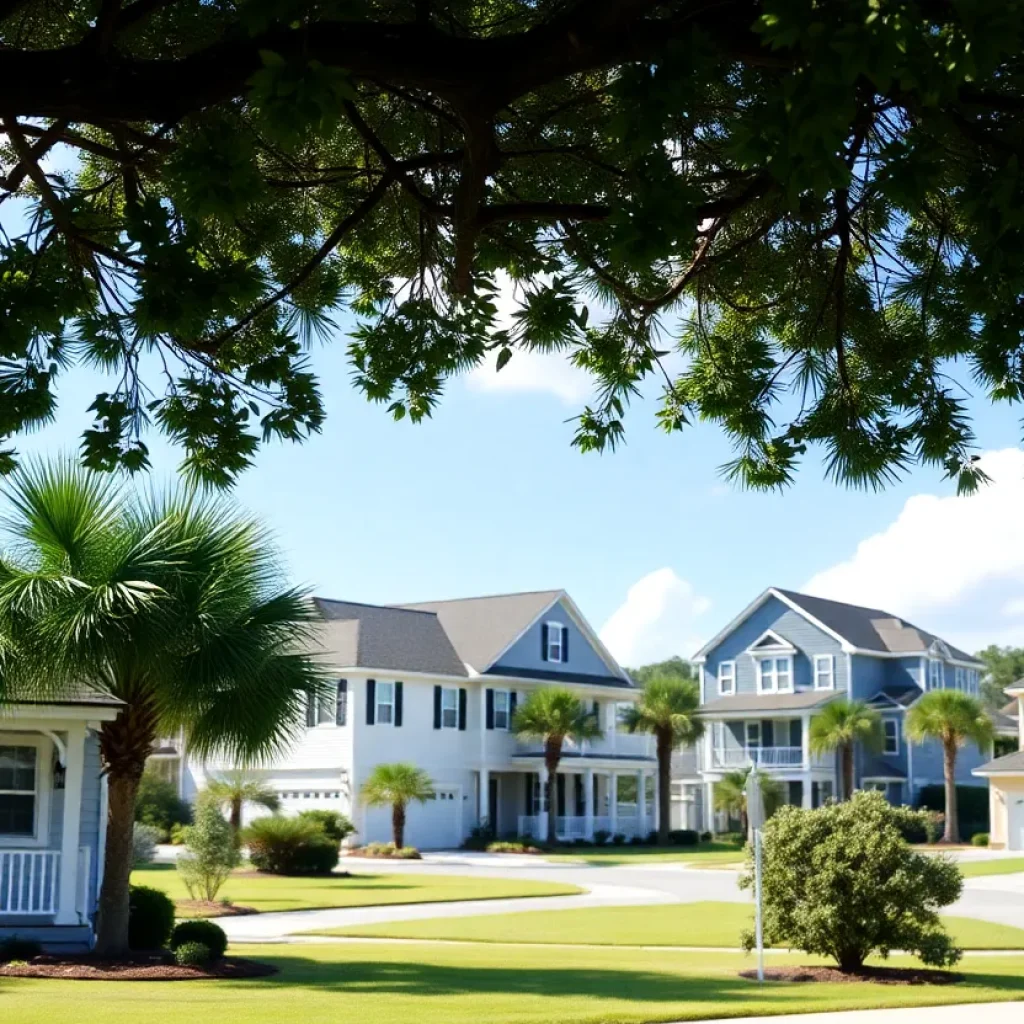 Residential neighborhood in Beaufort County, SC