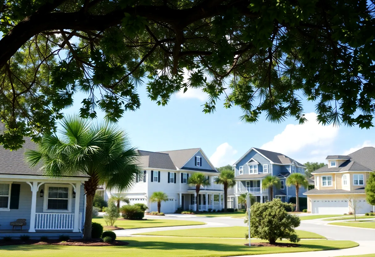 Residential neighborhood in Beaufort County, SC