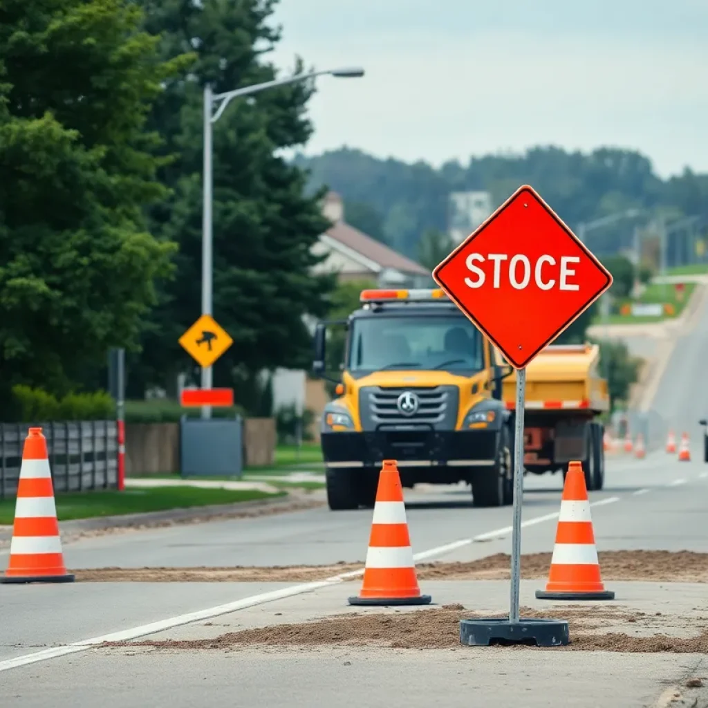 Construction work on Beaufort County roads