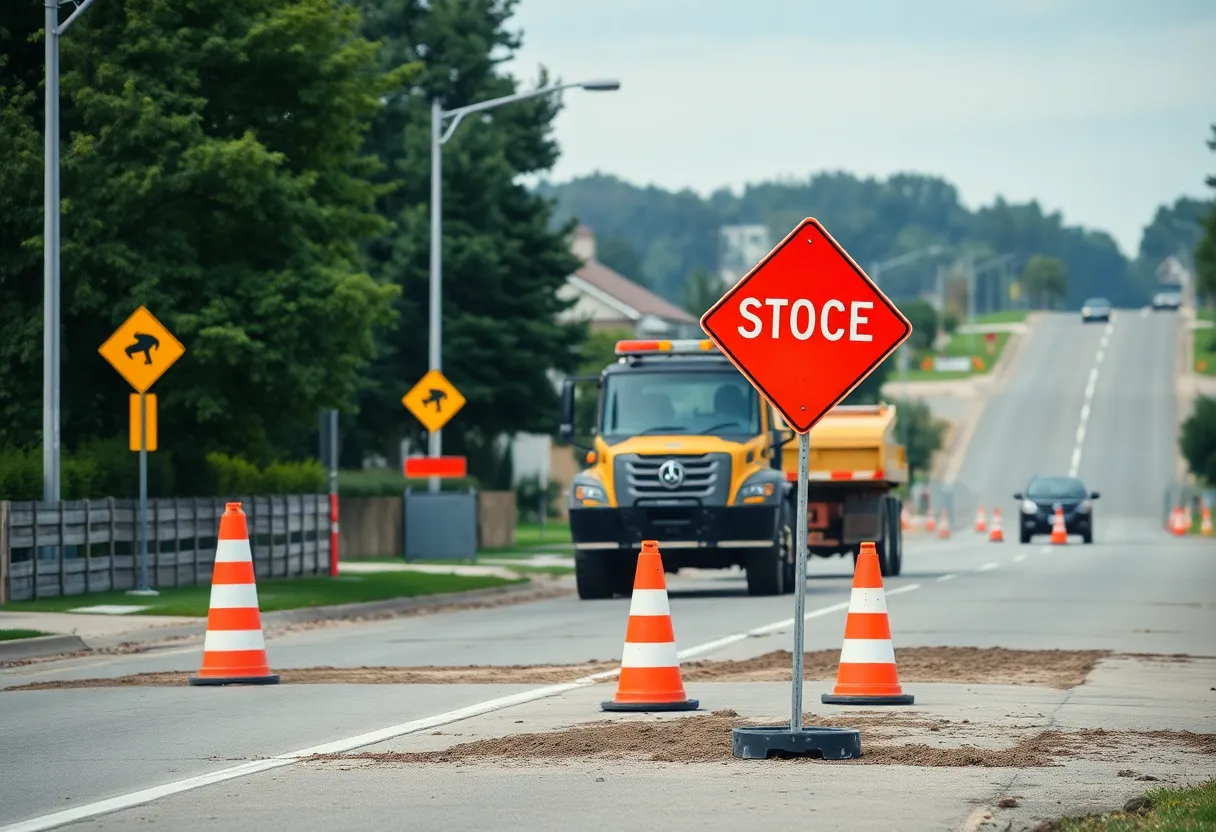 Construction work on Beaufort County roads