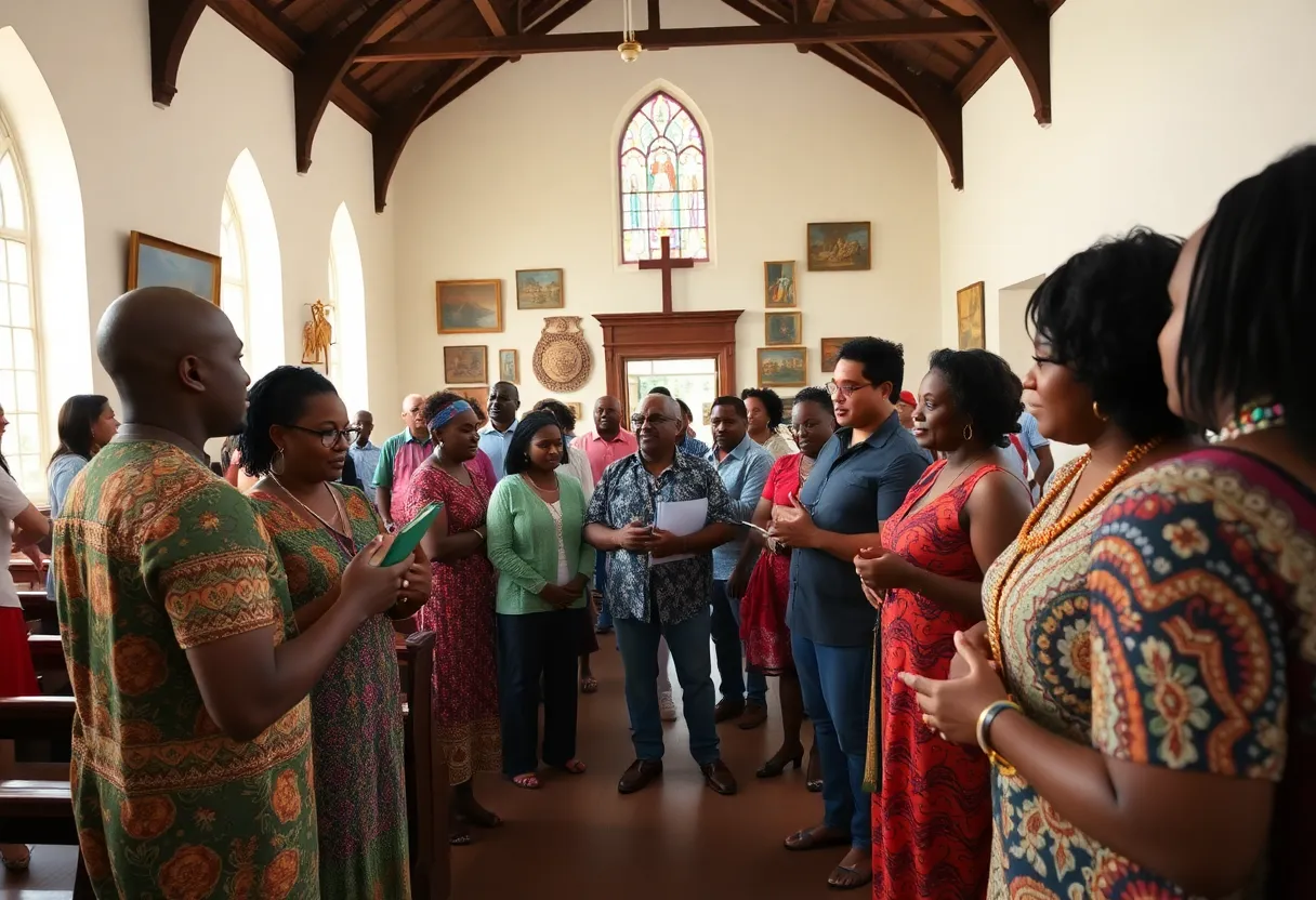 Community gathering promoting Gullah Geechee culture