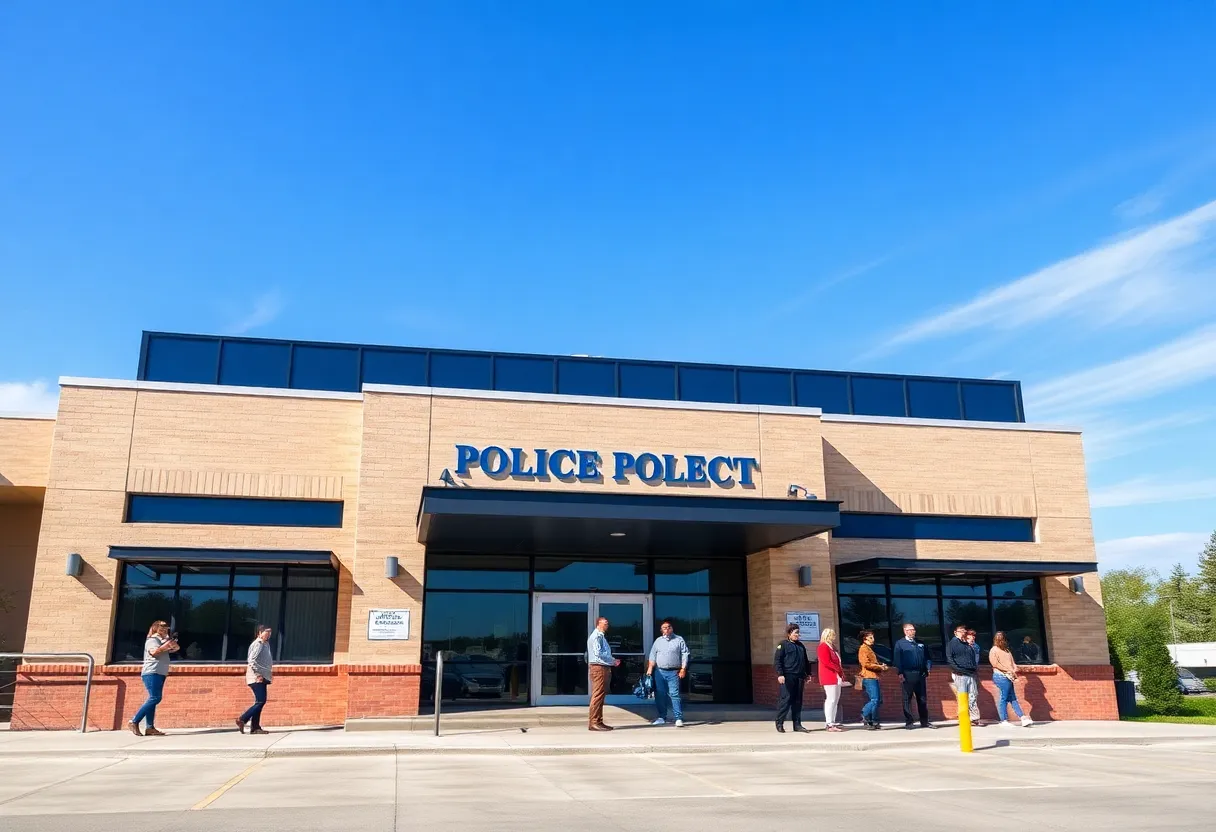 Exterior view of the Savannah Police Department building