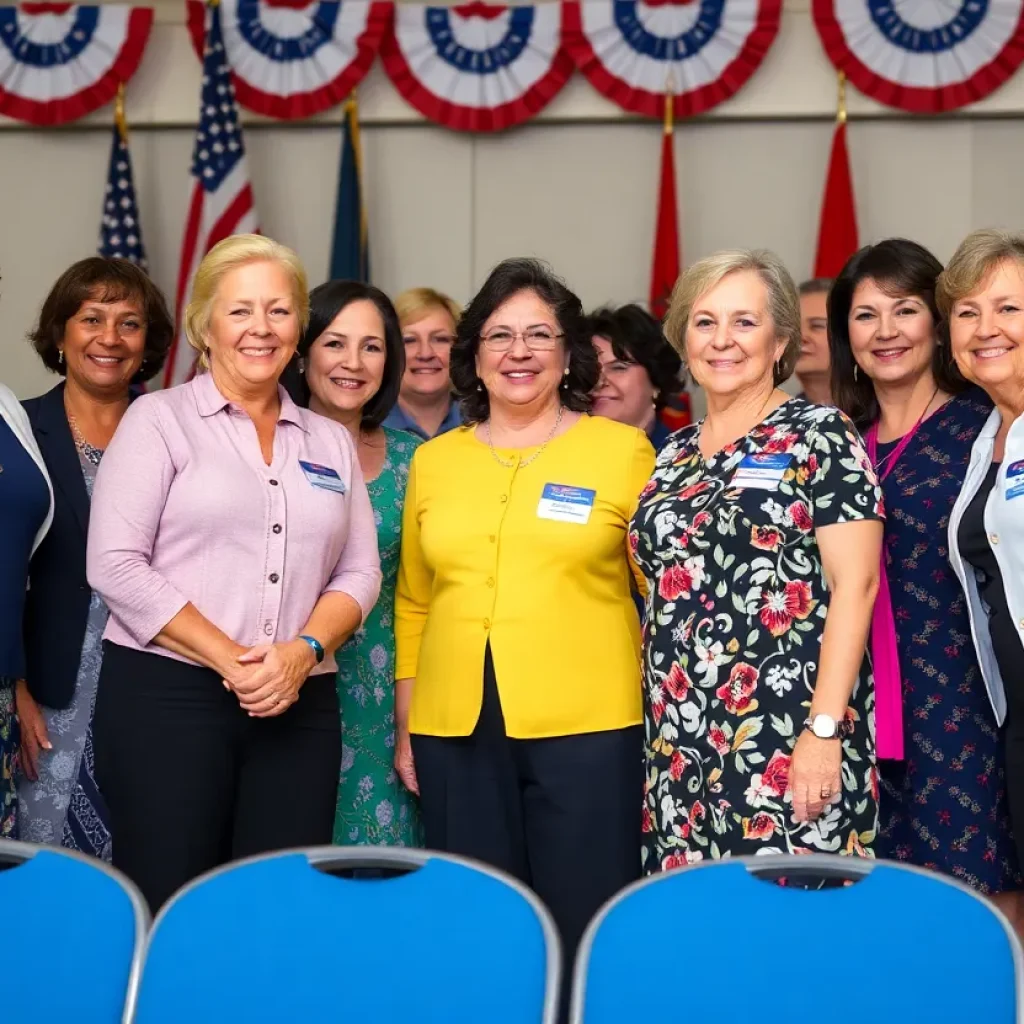 Celebration of women veterans at an awards ceremony