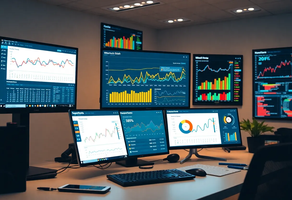 Visual representation of behavioral data used in digital marketing