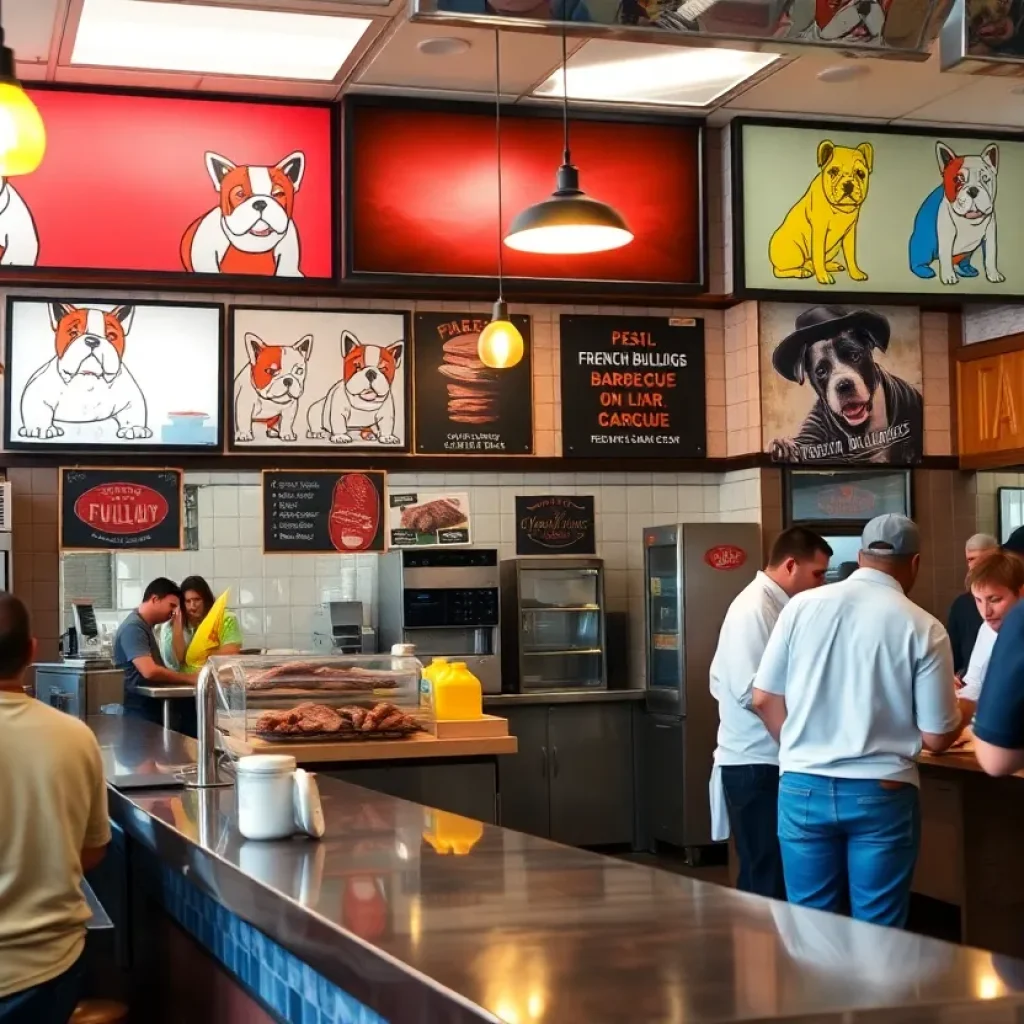 Bullies BBQ restaurant on Hilton Head Island with patrons enjoying their meals.