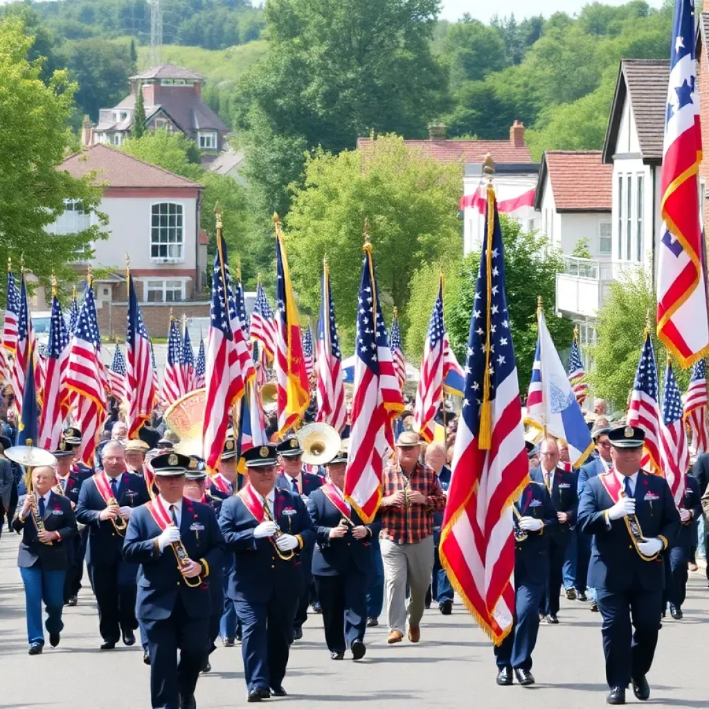 Parade during Memorial Day celebration in Beaufort County