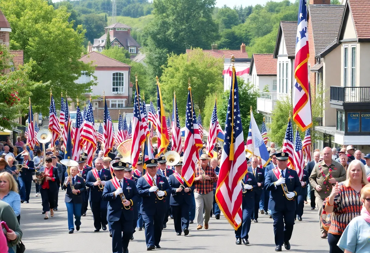 Parade during Memorial Day celebration in Beaufort County