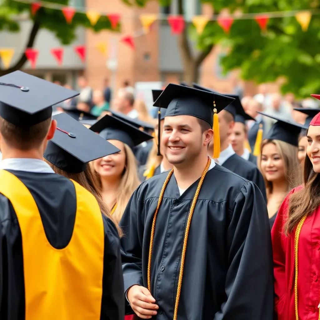 Graduation ceremony at the University of South Carolina Beaufort