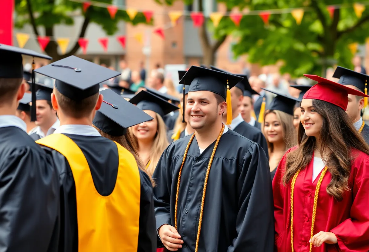 Graduation ceremony at the University of South Carolina Beaufort
