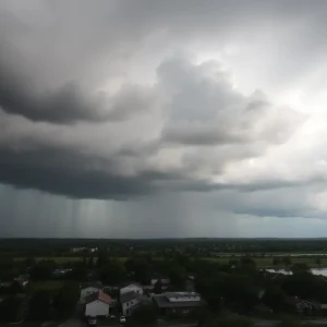 Thunderstorms causing heavy rain and flooding in Allendale County