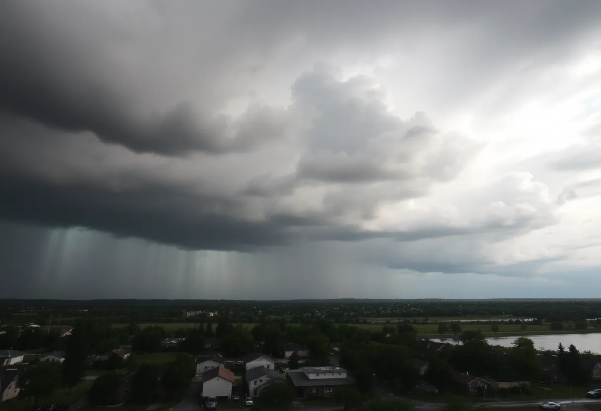 Thunderstorms causing heavy rain and flooding in Allendale County