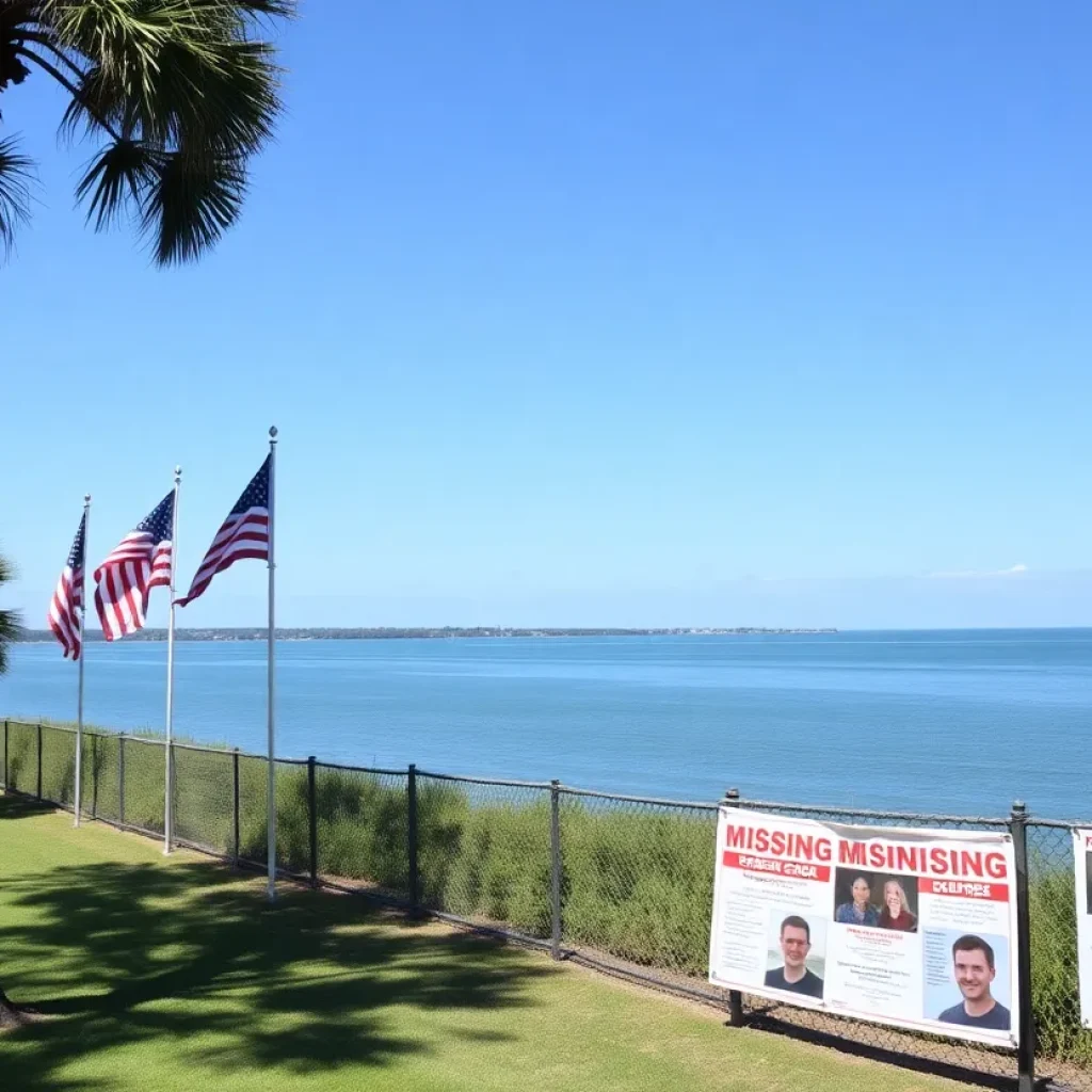 Community members in Hilton Head Island showing support for missing teen Magali Ortiz-Ruiz