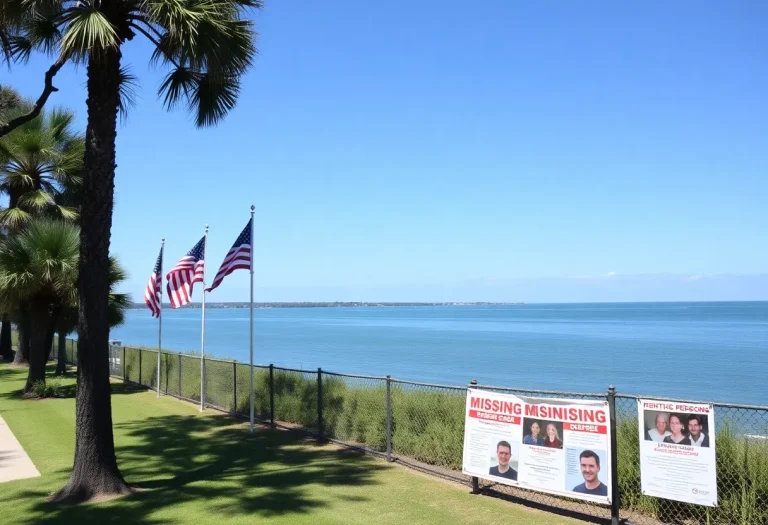 Community members in Hilton Head Island showing support for missing teen Magali Ortiz-Ruiz