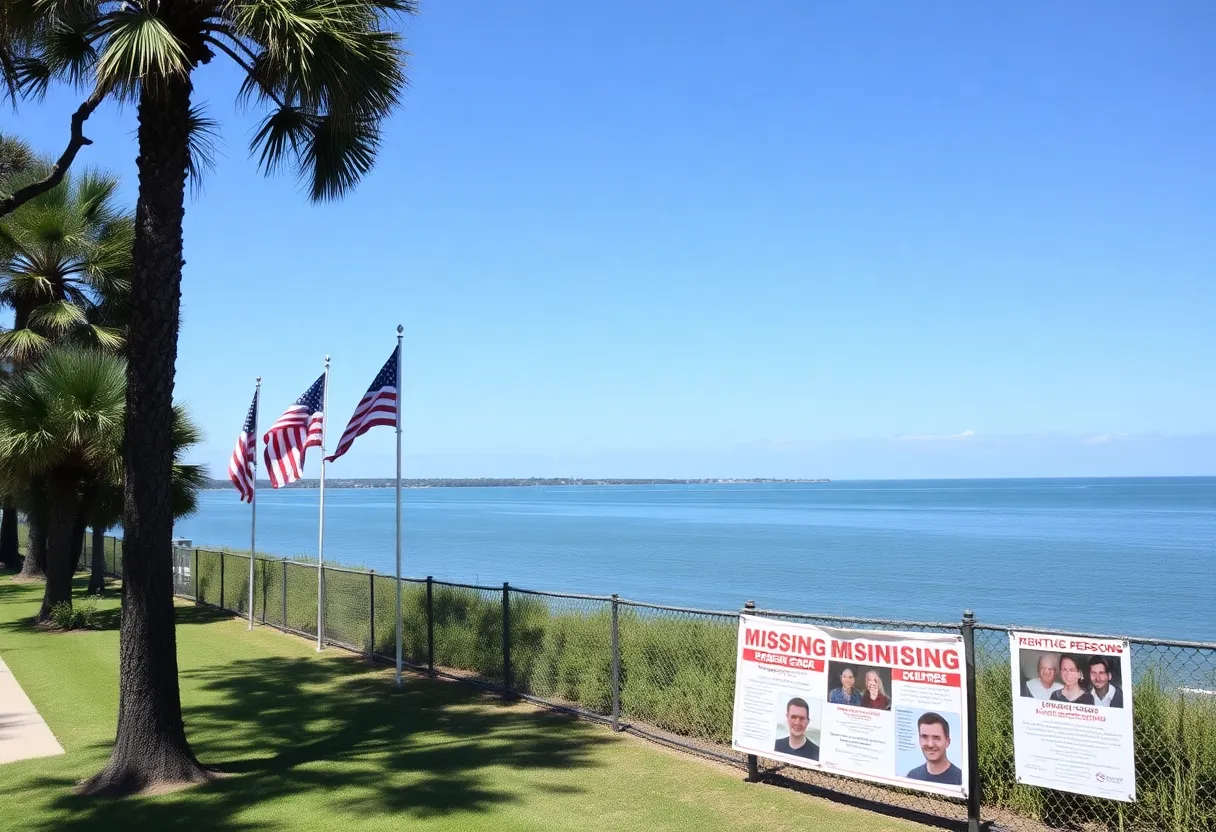 Community members in Hilton Head Island showing support for missing teen Magali Ortiz-Ruiz