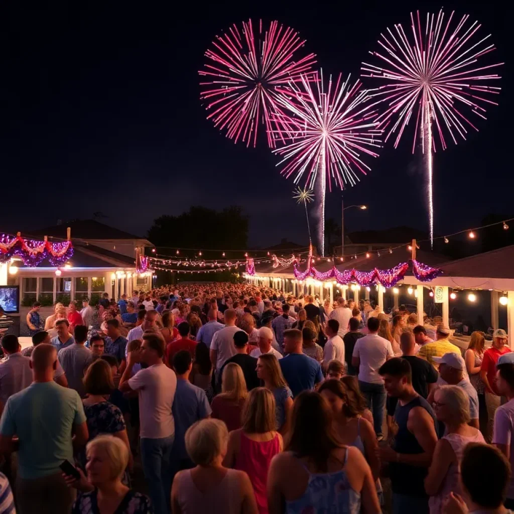 4th of July celebration at Shelter Cove in Hilton Head Island