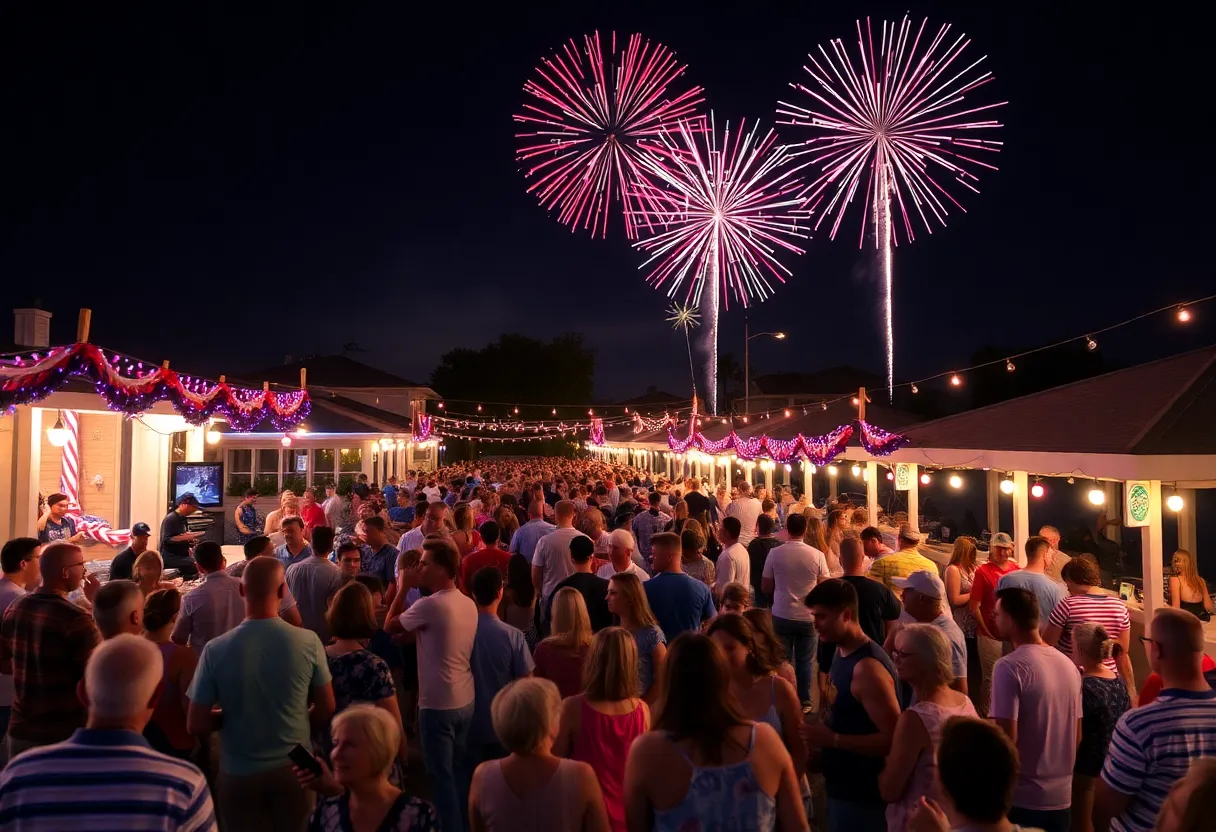 4th of July celebration at Shelter Cove in Hilton Head Island