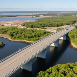 View of Mackay Creek Bridge on Hilton Head Island