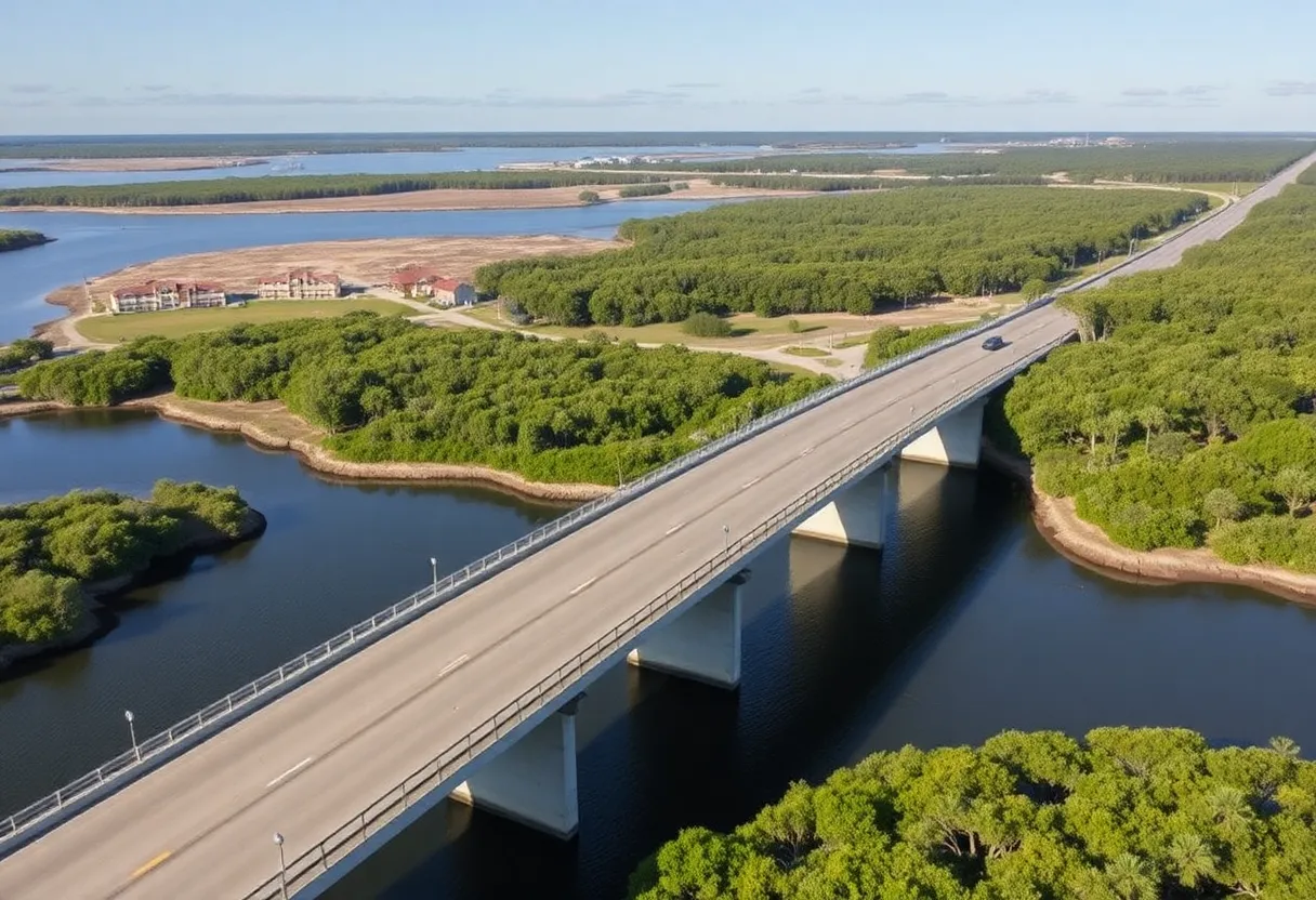 View of Mackay Creek Bridge on Hilton Head Island