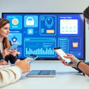Users engaging with interactive content in digital marketing