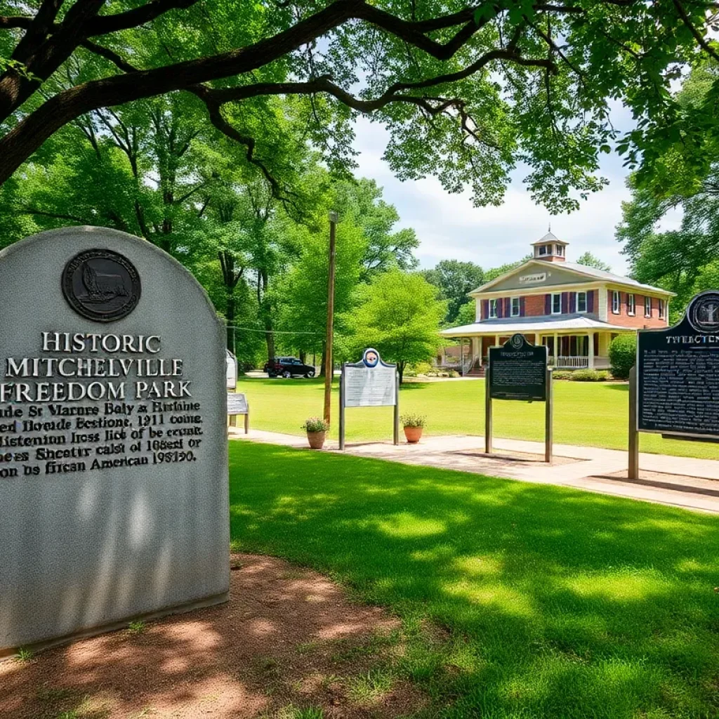 View of Historic Mitchelville Freedom Park and its surroundings