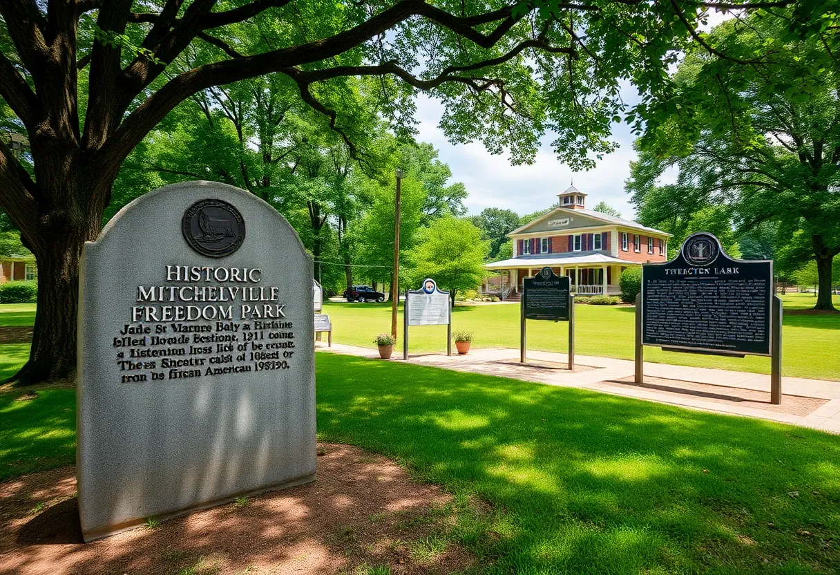 View of Historic Mitchelville Freedom Park and its surroundings