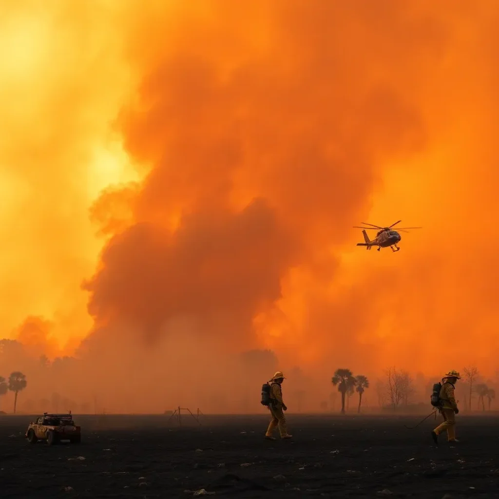 Wildfires in South Carolina