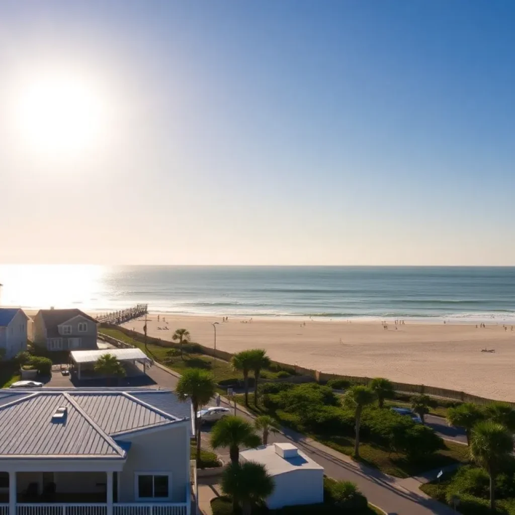 View of various accommodations on Hilton Head Island near the beach.
