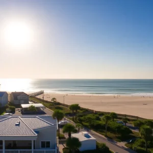 View of various accommodations on Hilton Head Island near the beach.