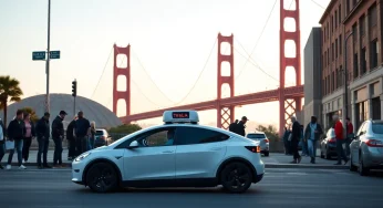 Tesla’s Robotaxi Service Launching in San Francisco Bay Area