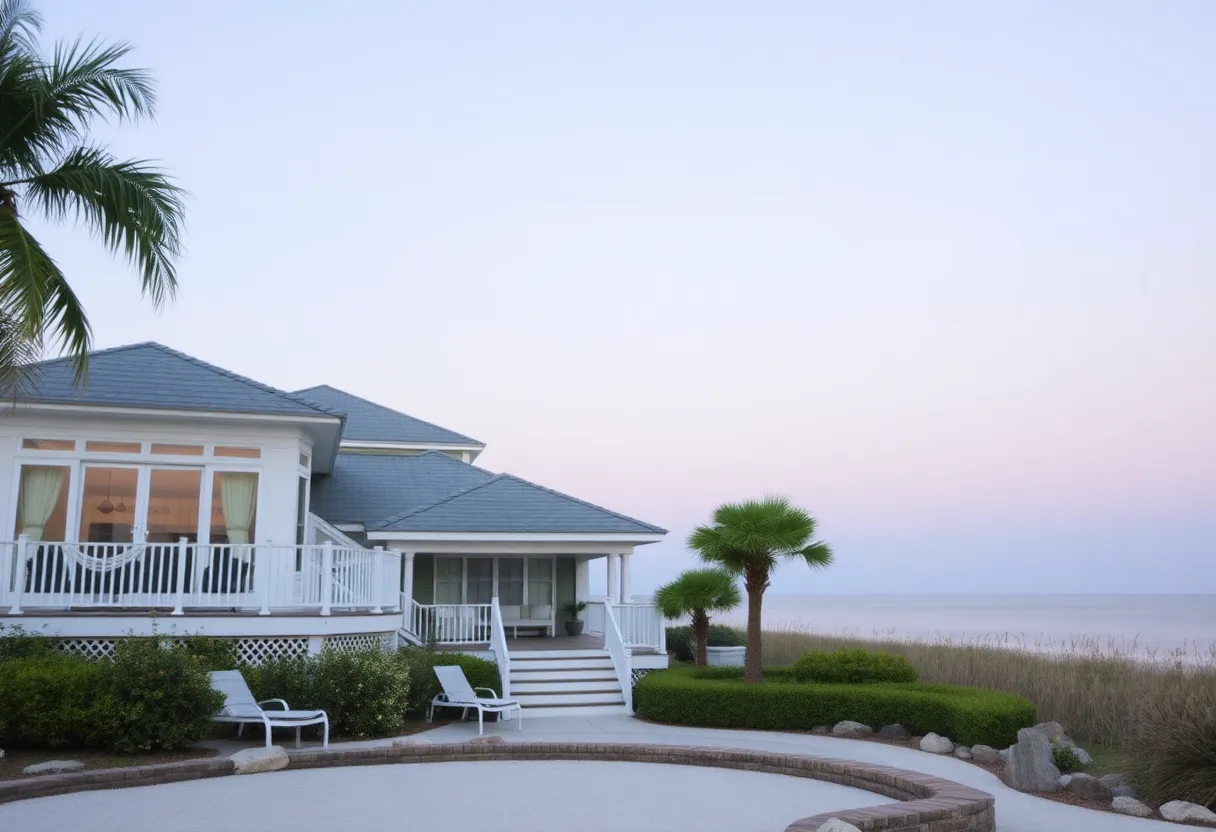 Tranquil villa on Hilton Head Island, representing a vacation spot.
