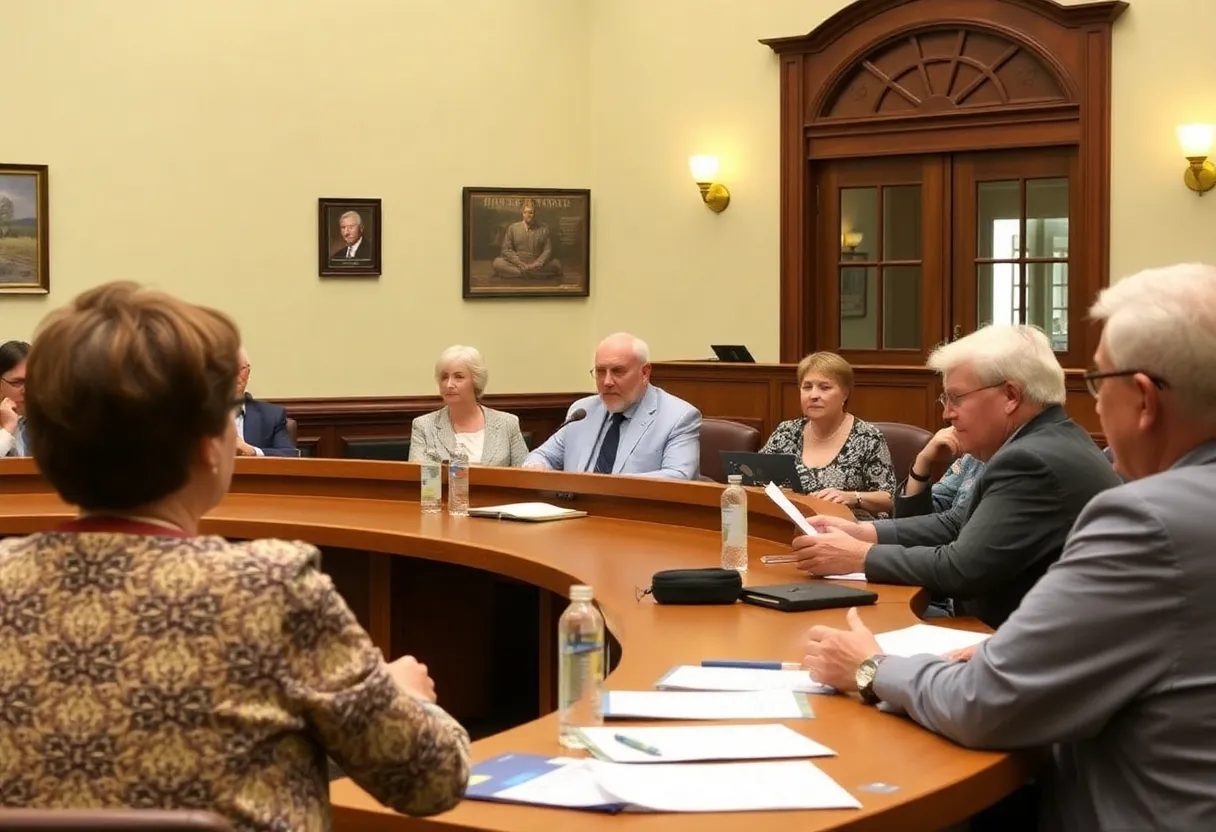 Council discussing short-term rental moratorium with community members.