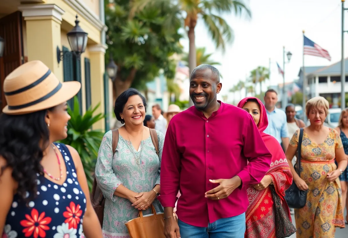 Community members from various backgrounds participating in local activities in Hilton Head Island.