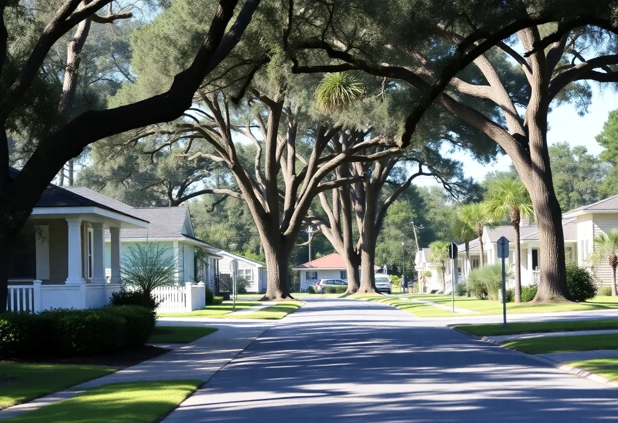 Peaceful neighborhood on Hilton Head Island