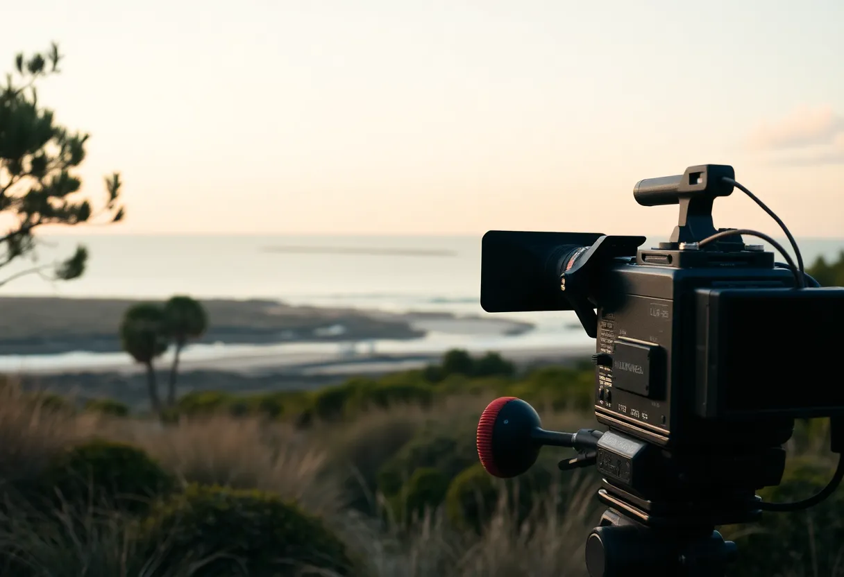 Coastal view of Hilton Head Island during a film event