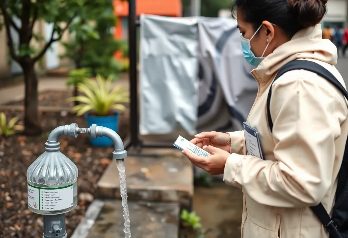 Wastewater testing site in South Carolina for COVID-19