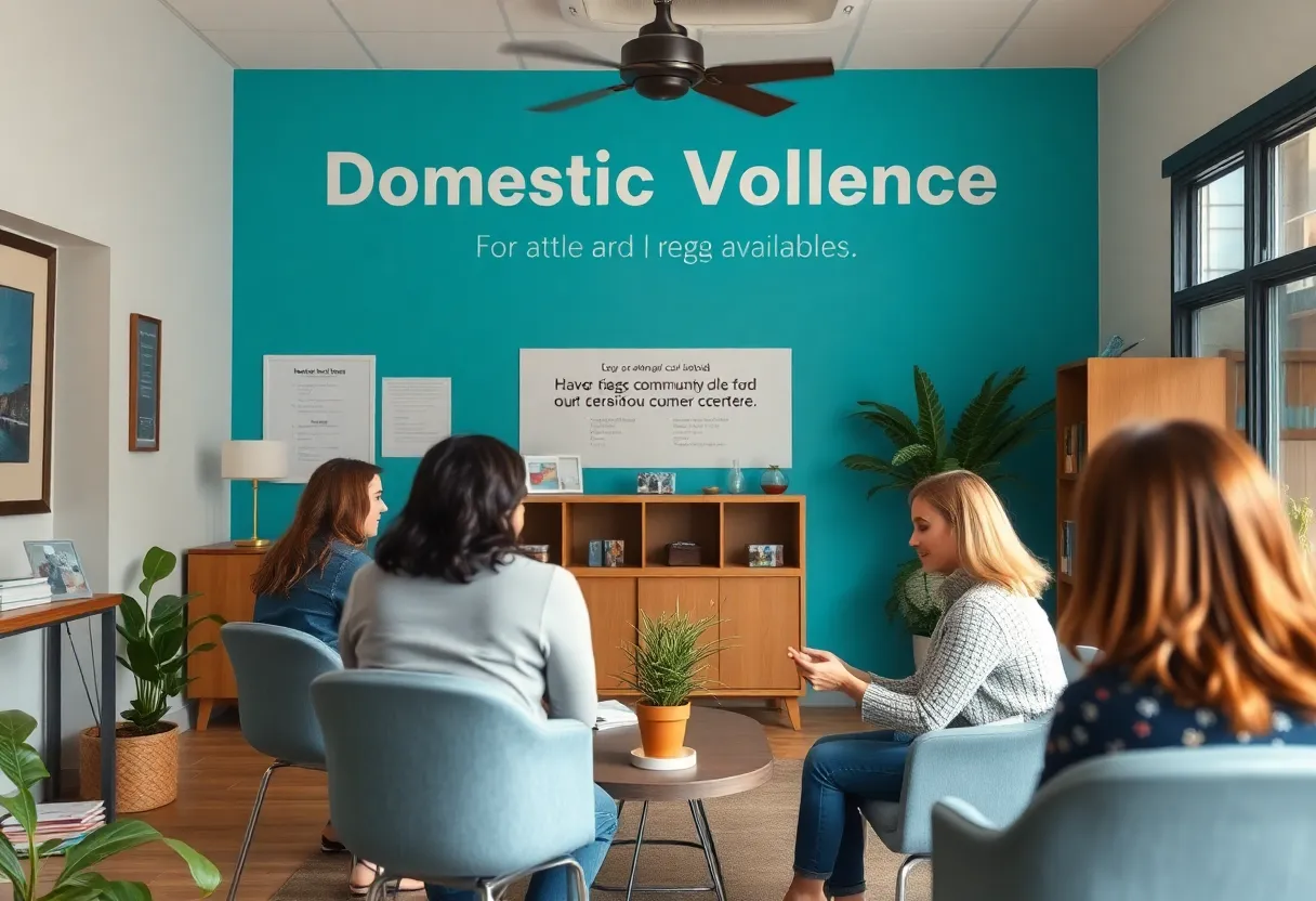 A community center for survivors of domestic violence providing legal assistance.