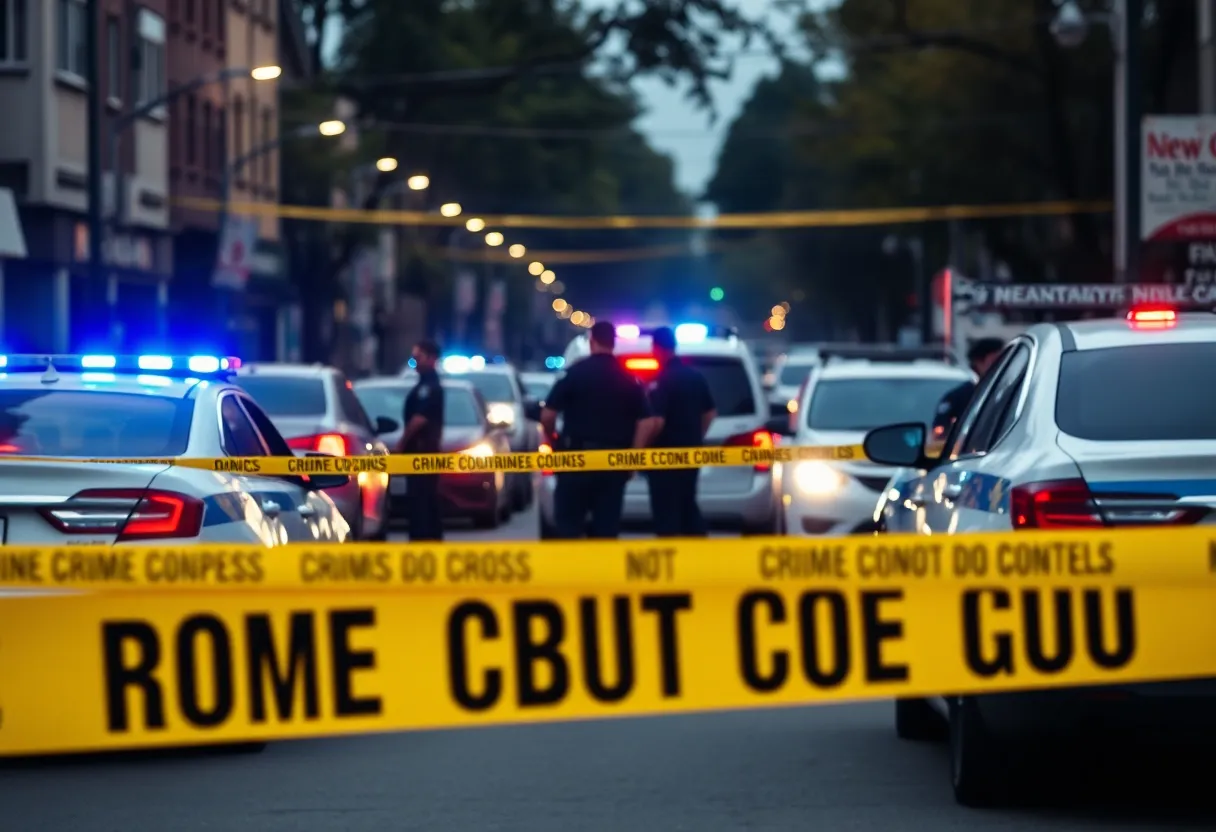 Police officers conducting a drug trafficking investigation with evidence collected.